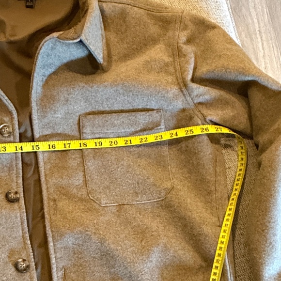 Banana Republic Men's Light Brown Shirt Jacket size L new condition - Picture 8 of 11